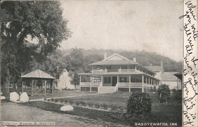 Sagoyewatha Inn, Valois, New York Marion B. Heritage