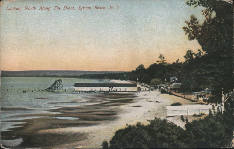 Looking North Along the Shore, Sylvan Beach, New York
