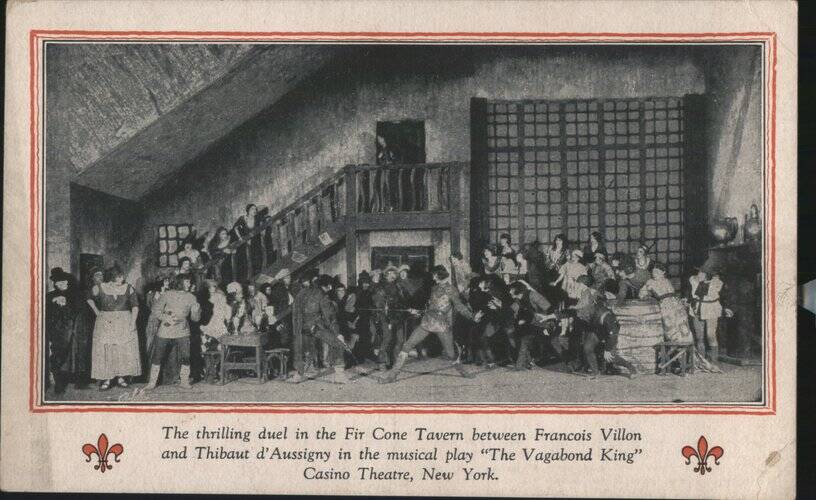 The Vagabond King Duel at Fir Cone Tavern, Casino Theatre New York
