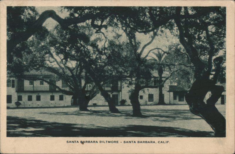 Santa Barbara Biltmore Hotel Grounds California