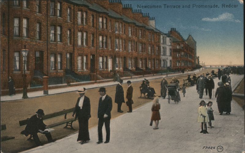 Newcomen Terrace and Promenade, Redcar United Kingdom