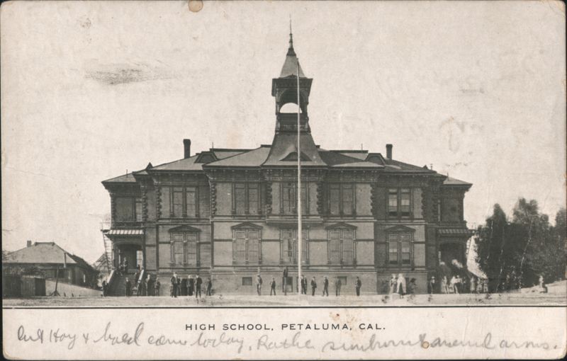 High School Building, Petaluma, California