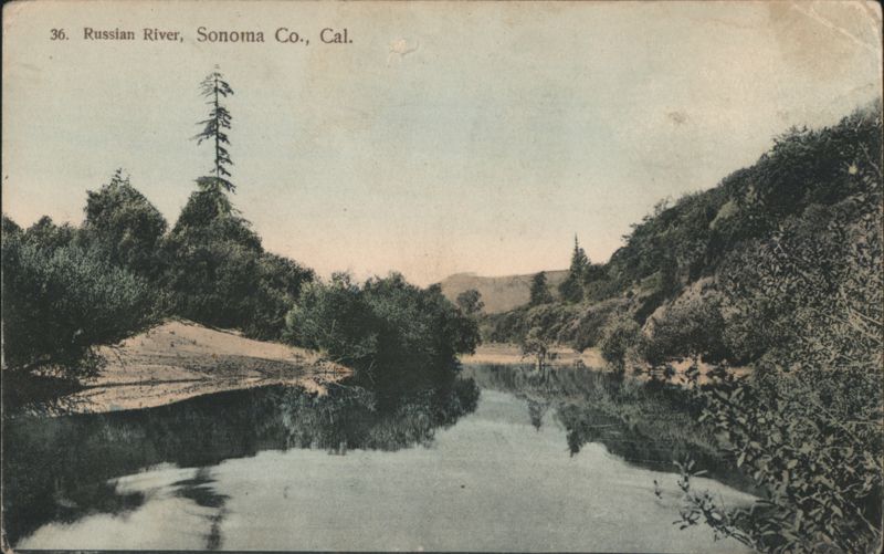 Russian River Scenic View, Sonoma County, California