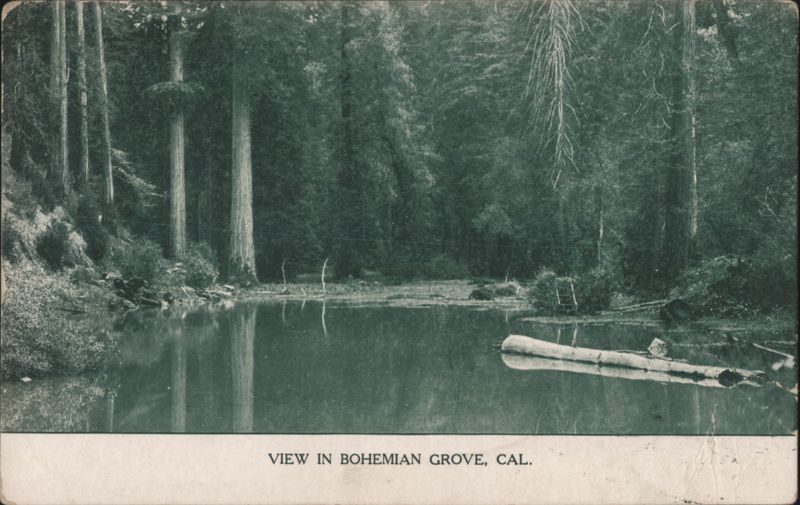Bohemian Grove Scenic Lake View, California Monte Rio