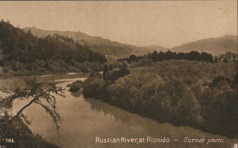 Russian River at Rionido Rio Nido California Turner