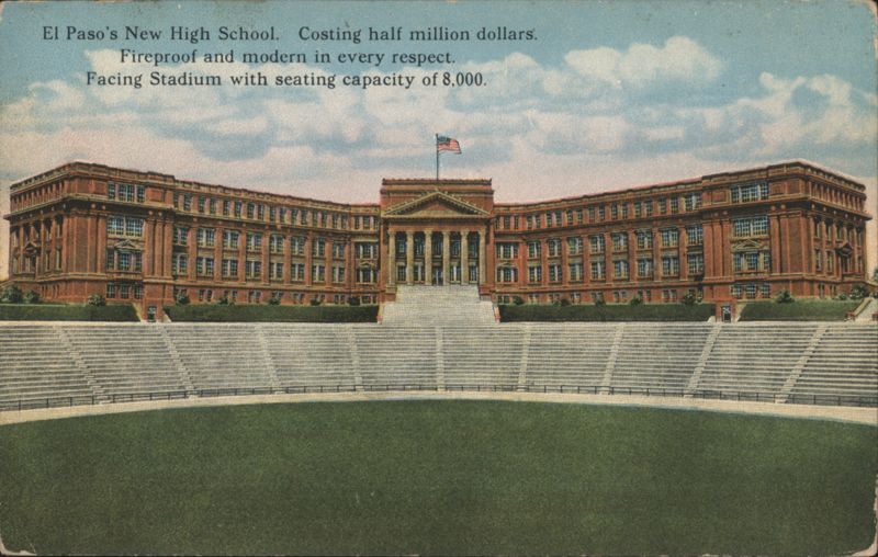 El Paso High School and Stadium, Texas