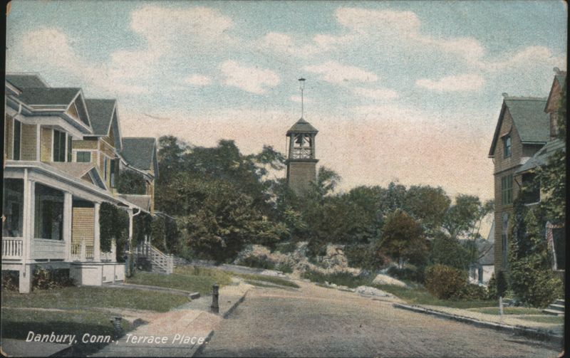 Terrace Place Residential Street Scene Danbury Connecticut