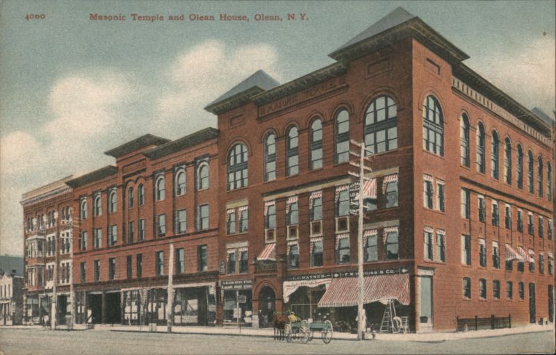 Masonic Temple and Olean House, Olean, New York