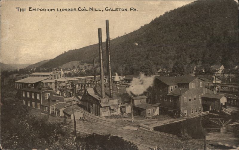 The Emporium Lumber Co.'s Mill in Galeton, Pennsylvania