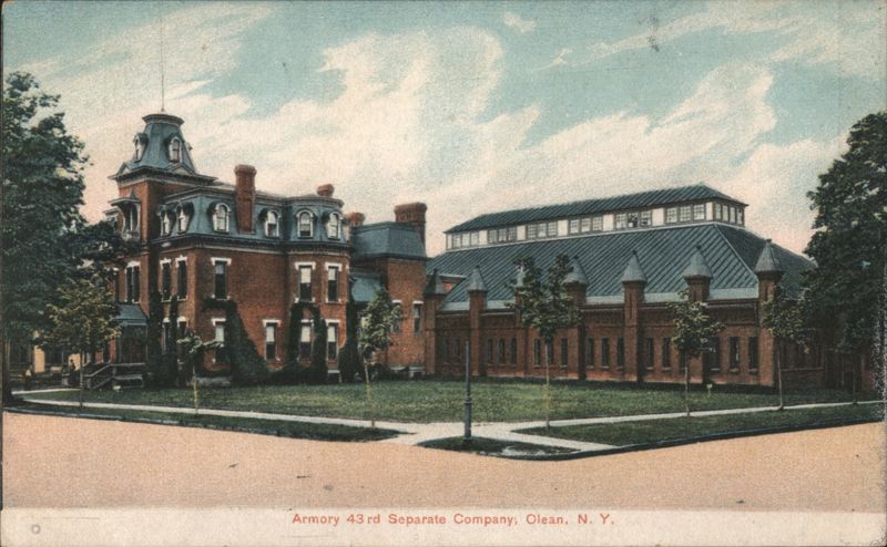 Armory 43rd Separate Company Building Olean New York