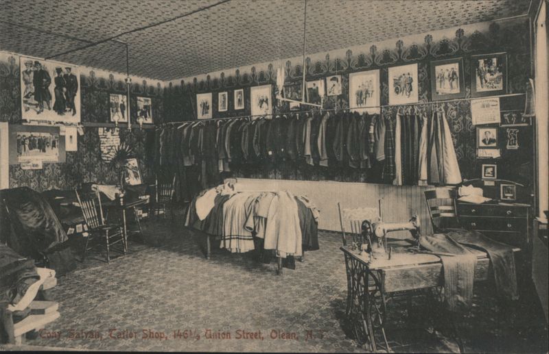 Tony Salvan Tailor Shop, 146 1/2 Union Street Olean New York