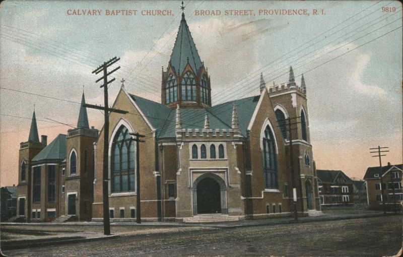 Calvary Baptist Church, Broad Street Providence Rhode Island