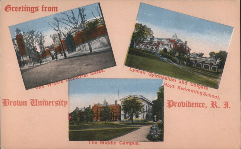 Greetings from Brown University Providence Rhode Island