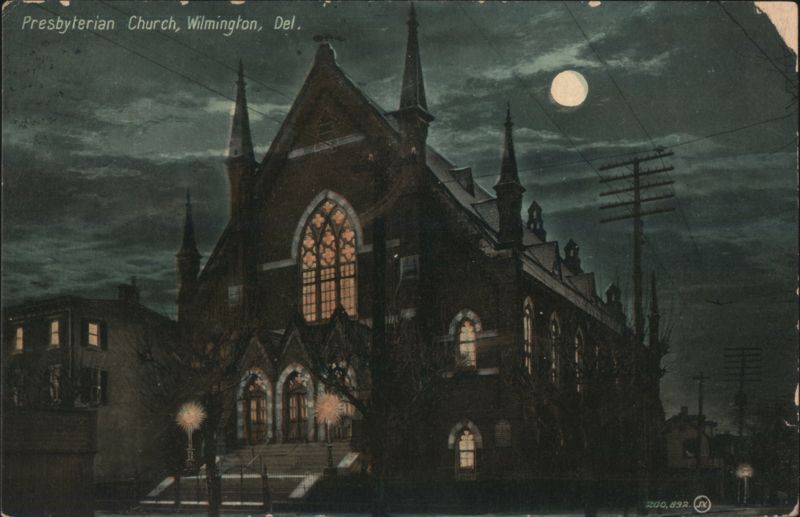 Presbyterian Church at Night, Wilmington, Delaware