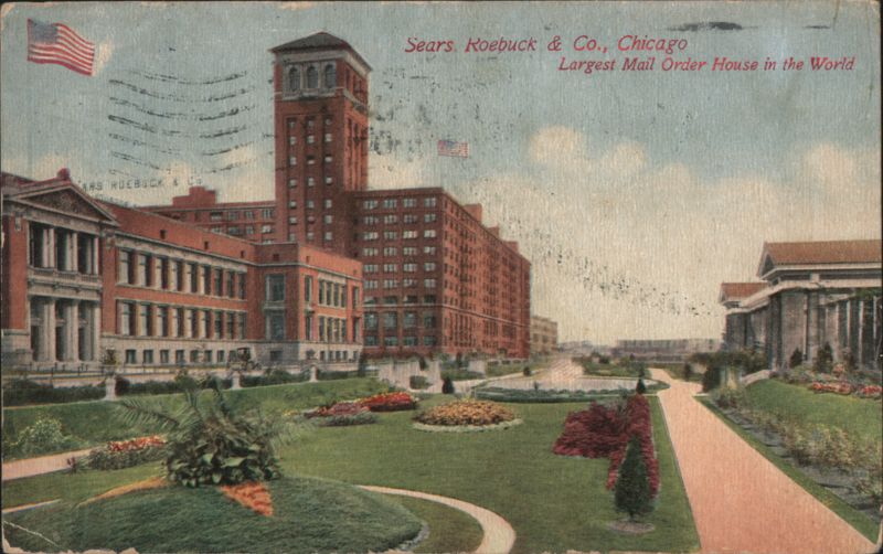 Sears Roebuck & Co. Largest Mail Order House in the World Chicago Illinois
