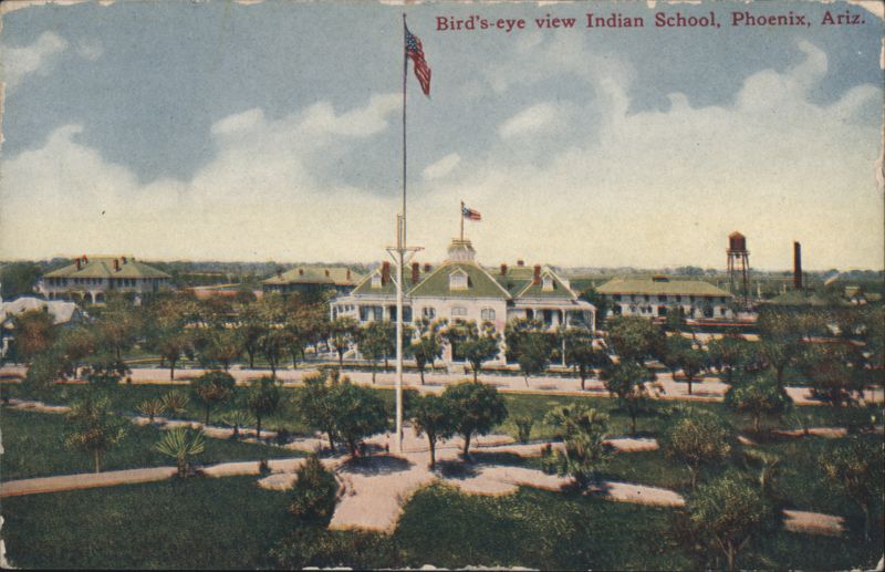 Bird's-eye View of the Indian School Phoenix Arizona