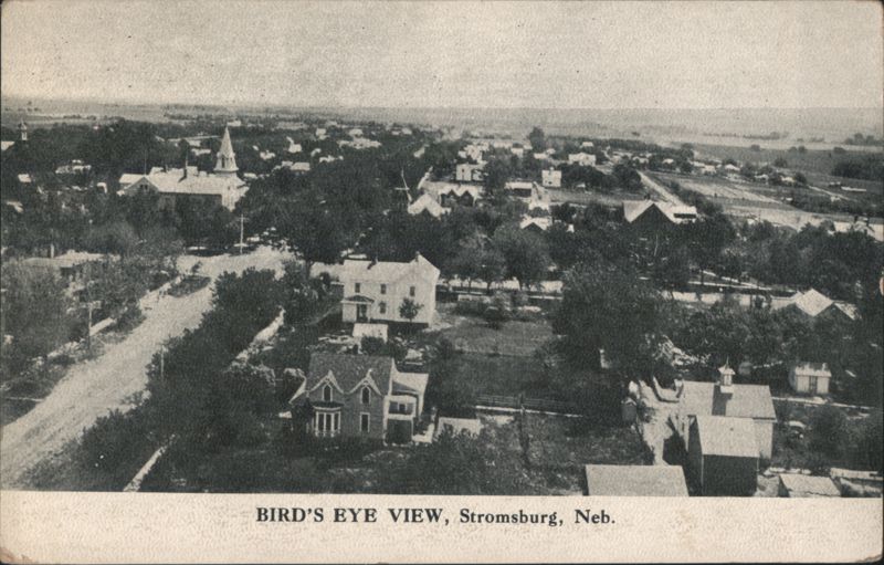 Bird's Eye View of Stromsburg, Nebraska