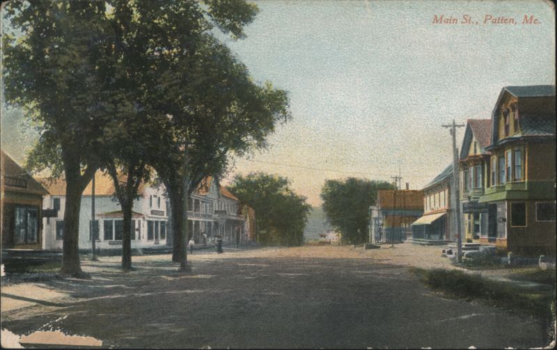 Main Street View, Patten, Maine