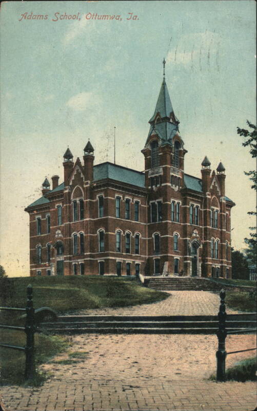 Adams School Building Ottumwa Iowa