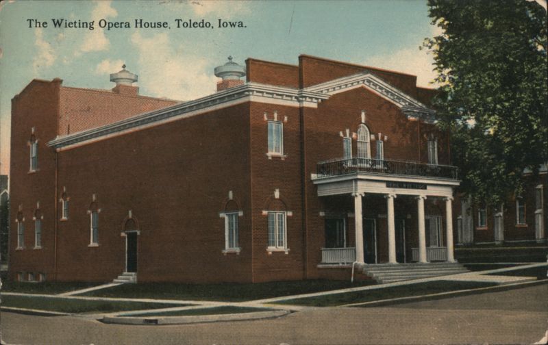 Wieting Opera House, Toledo, Iowa