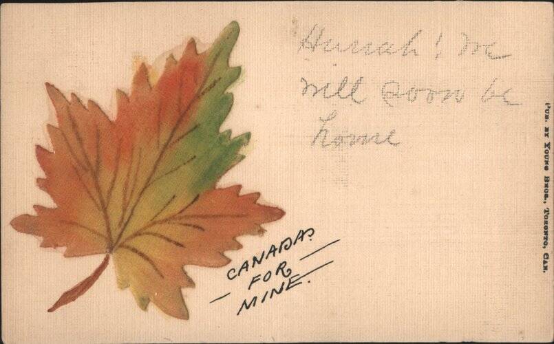Canada for Mine Maple Leaf Illustration Winnipeg MB