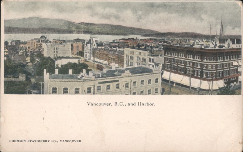 Vancouver, B.C., and Harbor View BC Canada British Columbia