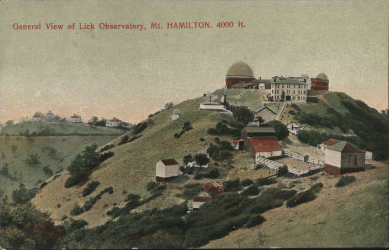 General View of Lick Observatory, Mt. Hamilton Mount Hamilton California