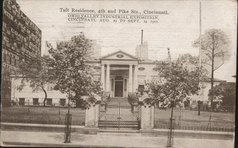 Taft Residence, 4th and Pike Streets, Cincinnati Ohio