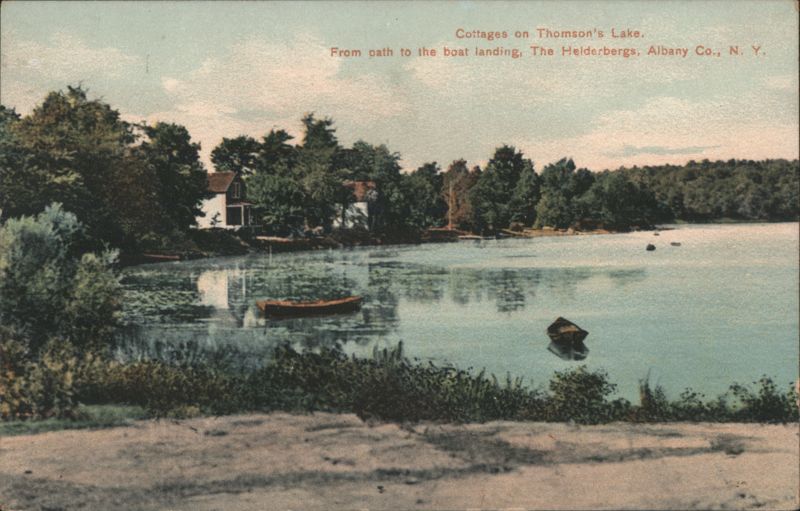 Cottages on Thomson's Lake, The Helderbergs, Albany County Altamont New York