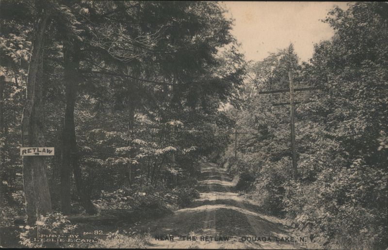 Near The Retlaw, Oquaga Lake, New York