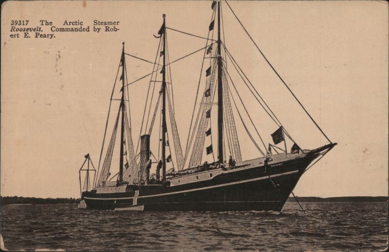 Arctic Steamer Roosevelt Commanded by Robert E. Peary