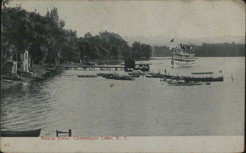 Steamboat at Bemus Point, Chautauqua Lake, New York