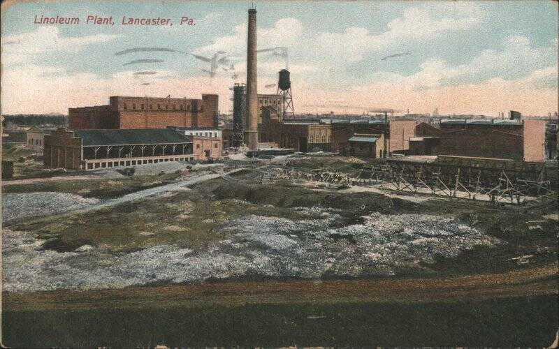 Linoleum Plant Industrial View Lancaster Pennsylvania