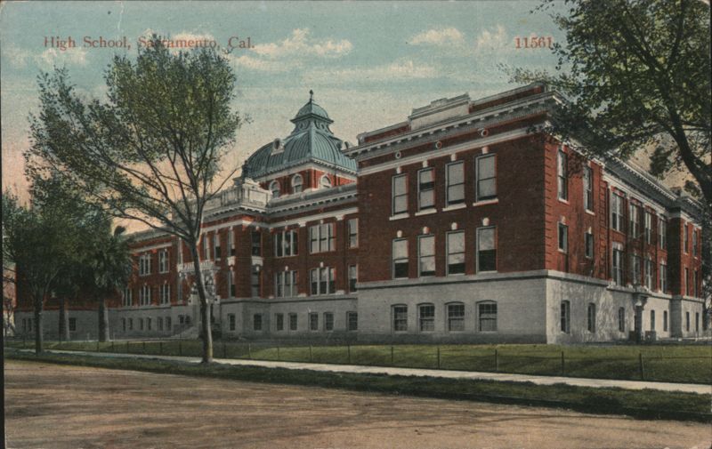 High School Building, Sacramento, California