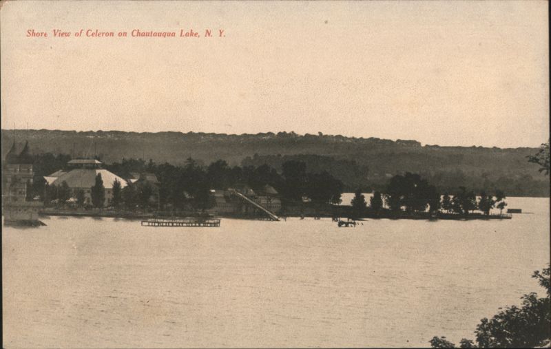 Shore View of Celeron on Chautauqua Lake Celoron New York