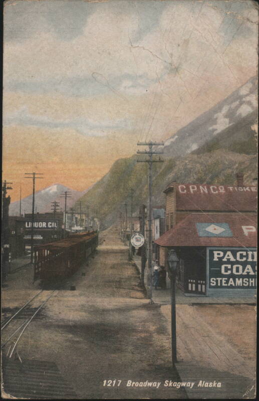 Broadway Street Scene, Skagway, Alaska