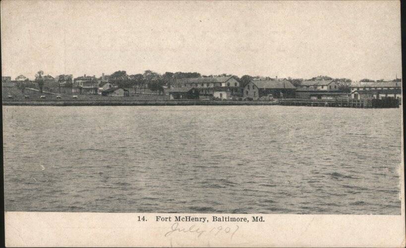 Fort McHenry Waterfront View, Baltimore, Maryland