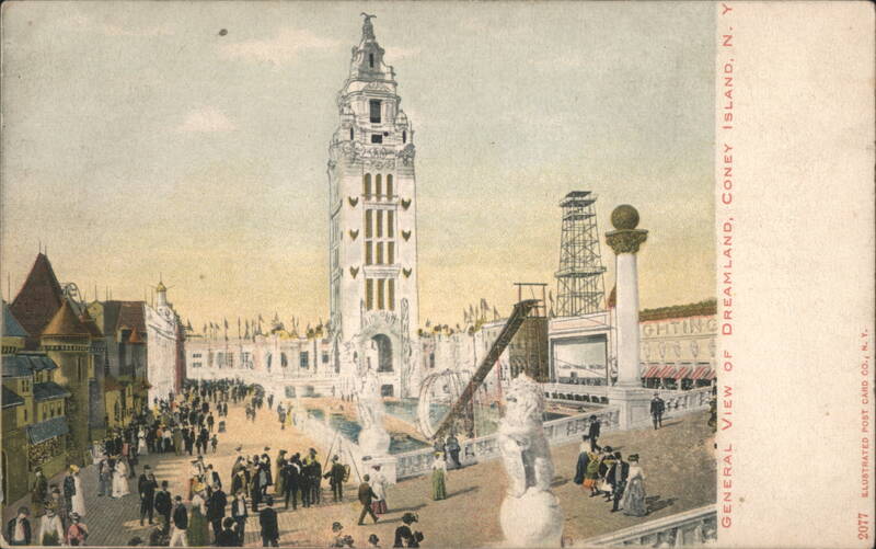 General View of Dreamland, Coney Island, New York