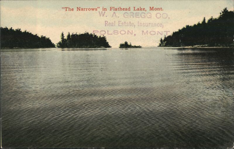 The Narrows, Flathead Lake, Polson, Montana