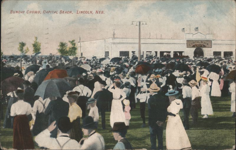 Sunday Crowd at Capital Beach Cafe Lincoln Nebraska