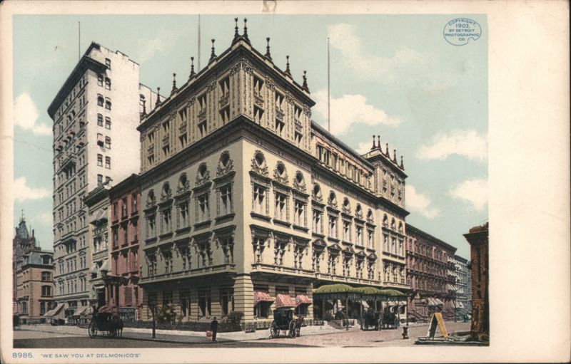 Delmonico's Restaurant, New York City
