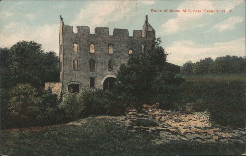 Ruins of Stone Mill near Gasport, New York