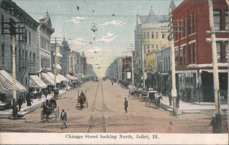 Chicago Street Looking North, Joliet, Illinois