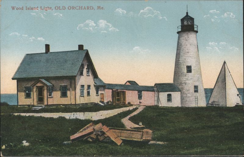 Wood Island Light, Old Orchard, Maine Old Orchard Beach