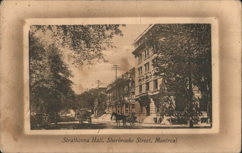 Strathcona Hall, Sherbrooke Street, Montreal QC Canada