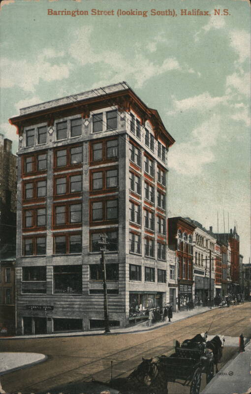 Barrington Street Looking South, Halifax, Nova Scotia NS Canada