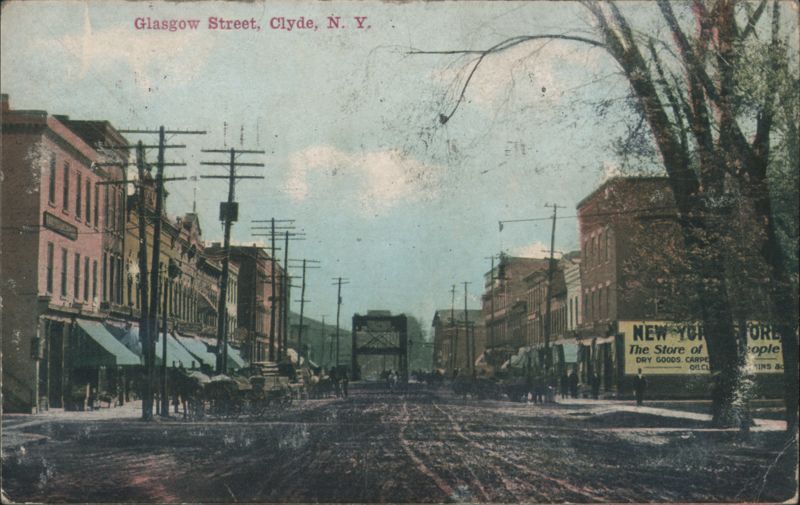 Glasgow Street Scene, Clyde, New York