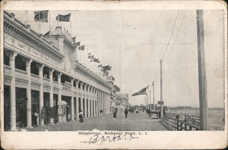 Steeplechase Park Boardwalk, Rockaway Beach New York