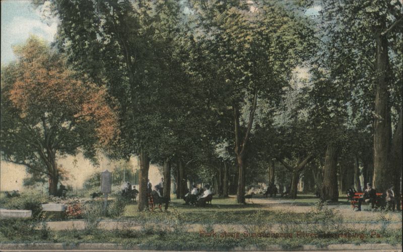 Park along Susquehanna River, Harrisburg, Pennsylvania