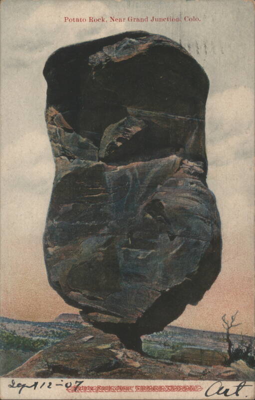 Potato Rock, Natural Geological Formation Grand Junction Colorado